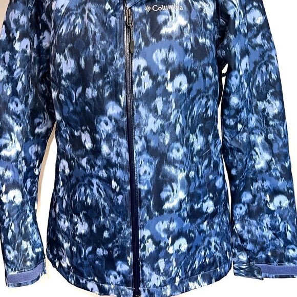 New Women's Columbia Whirlibird IV Interchange Jacket Sz M Navy Nocturnal - Picture 3 of 6